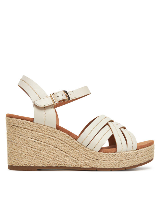 Clarks Еспадрили Sabina Strap 26181464 Екрю за Жени цена