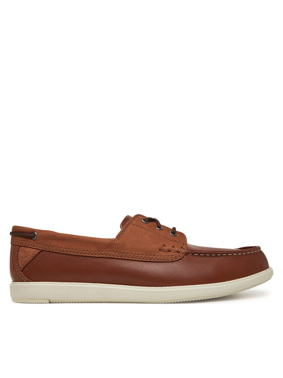 Clarks Мокасини Bratton Boat 26181273 Кафяв за Мъже цена