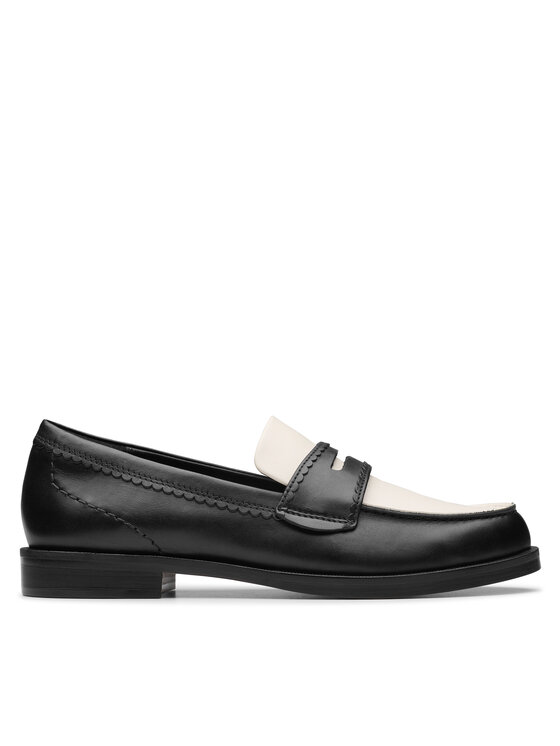 Clarks Мокасини Straven Edge 26181270 Черен за Жени цена