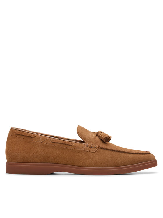 Clarks Мокасини Torford Tassel 26180333 Кафяв за Мъже цена