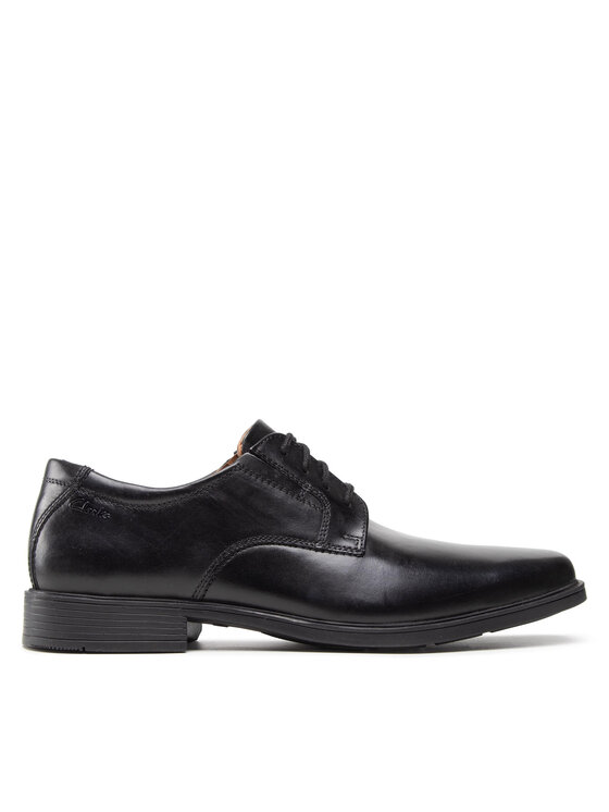 Clarks Обувки Tilden Plain 261103507 Черен за Мъже цена