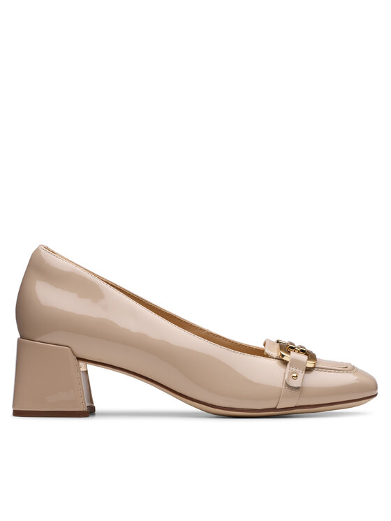 Clarks Обувки на ток Nyta45 Court 26181319 Бежов за Жени цена