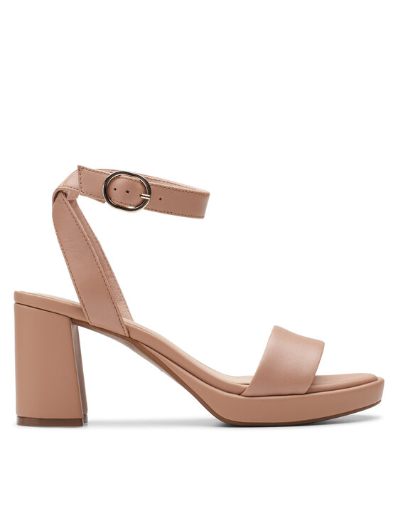 Clarks Сандали AmbyrLyn Bay 26177009 Бежов за Жени цена