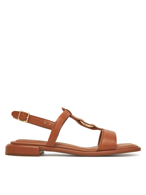Clarks Сандали Ariany Sling 26181242 Кафяв за Жени цена