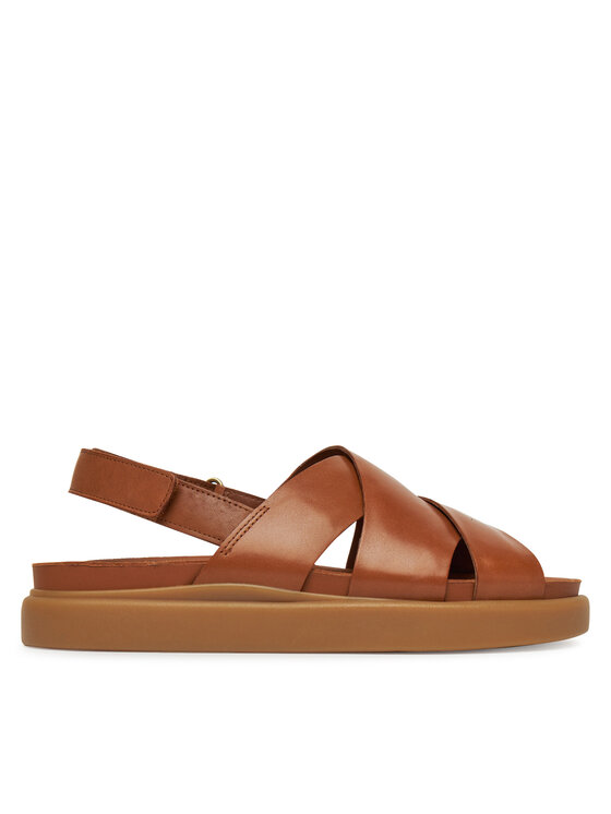 Clarks Сандали Aristella Sun 26181258 Кафяв за Жени цена
