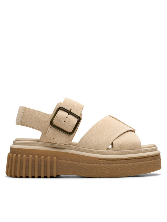 Clarks Сандали Evamar Wish 26181202 Бежов за Жени цена