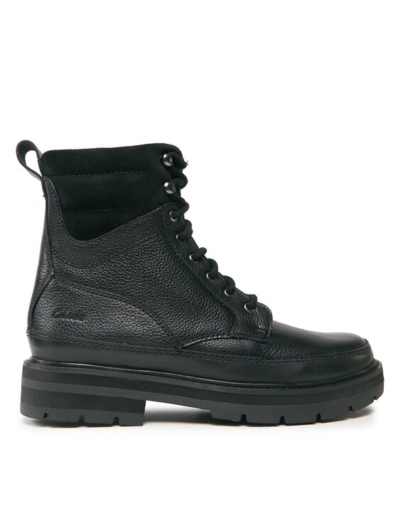 Clarks Туристически oбувки PragueStyle K. 261749006 Черен за Момичета цена