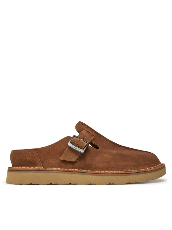 Clarks Чехли Solsbury  26180881 Кафяв за Мъже цена