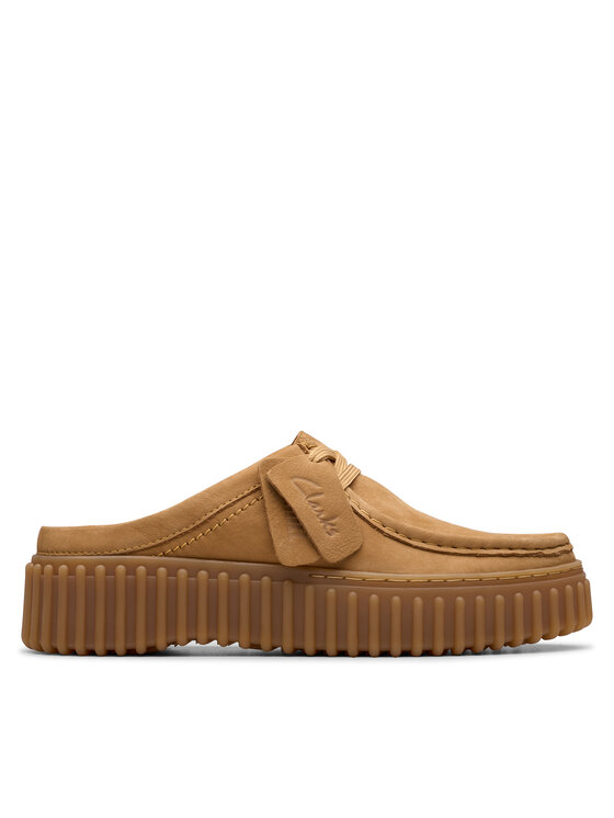 Clarks Чехли Torhill Mule 26181196 Кафяв за Жени цена