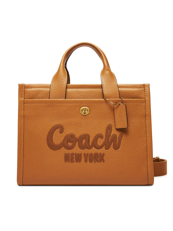 Coach Дамска чанта CAM75 B4T7J Кафяв за Жени цена