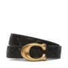 Coach Дамски колан CD485 Черен за Жени цена