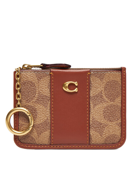 Coach Калъф за кредитни карти CI185 B4XHG Кафяв за Жени цена