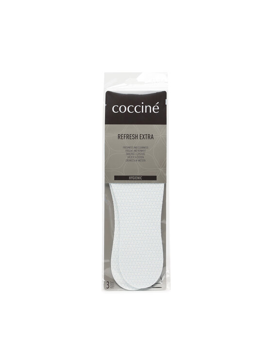 Coccine Комплект 3 чифта освежаващи стелки Refresh Extra r.42/44 665/21/AZ Бял за Мъже цена