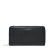 Coccinelle Голям дамски портфейл MW5 Metallic Soft E2 MW5 11 04 01 Черен за Жени цена