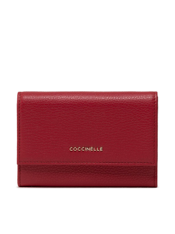Coccinelle Голям дамски портфейл MW5 Metallic Soft E2 MW5 11 66 01 Червен за Жени цена
