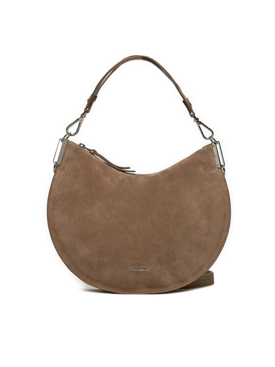 Coccinelle Дамска чанта QKG Coccinellesunup Suede E1 QKG 13 02 01 Кафяв за Жени цена