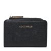 Coccinelle Малък дамски портфейл MW5 Metallic Soft E2 MW5 17 01 01 Черен за Жени цена
