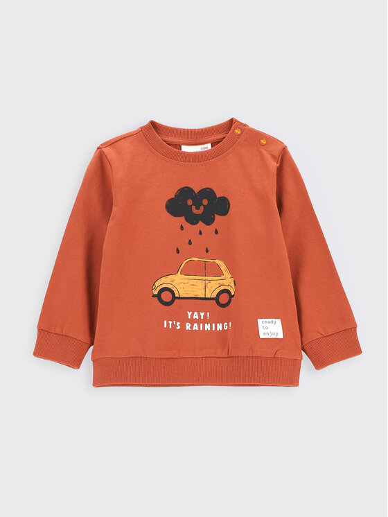Coccodrillo Блуза ZC2143102CON Кафяв Regular Fit за Момчета цена