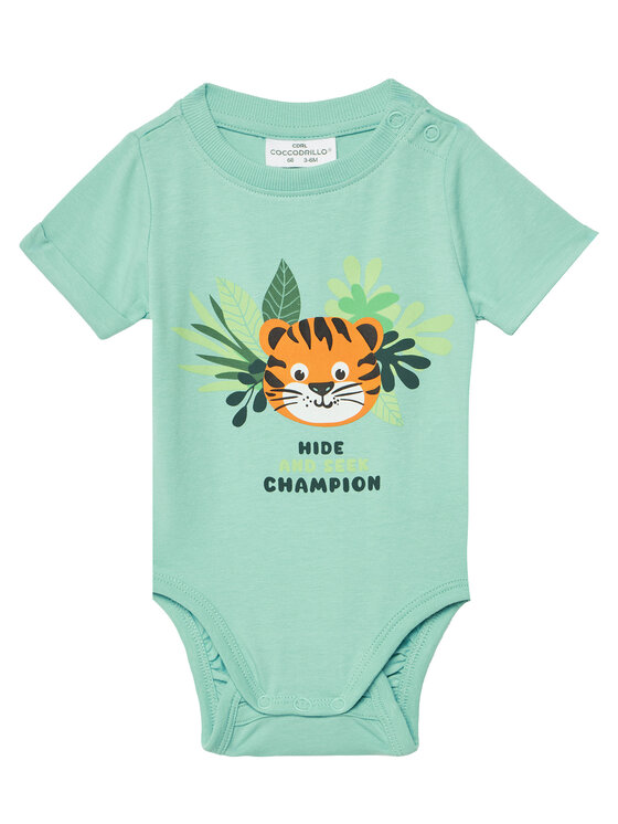 Coccodrillo Детско боди WC5112203TBN Електриков Regular Fit за Момчета цена
