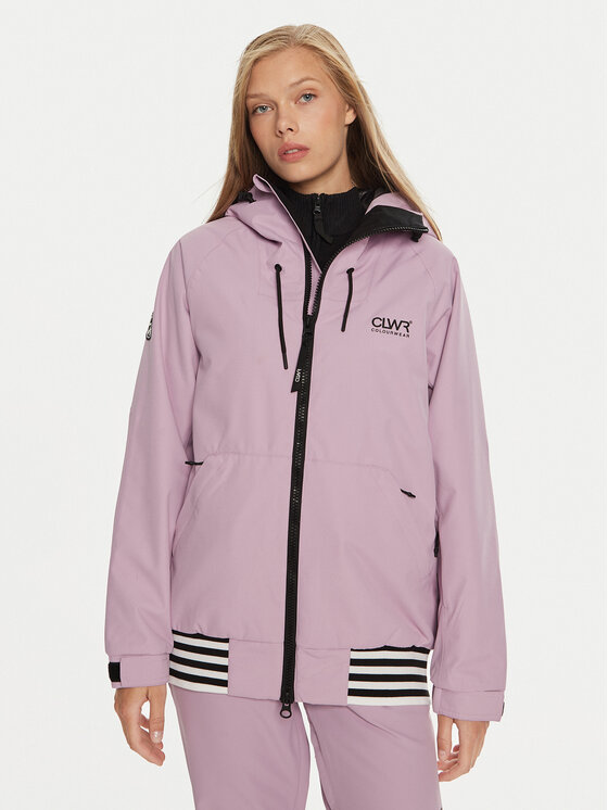 Colourwear Скиорско яке 7010319 Виолетов Regular Fit за Жени цена