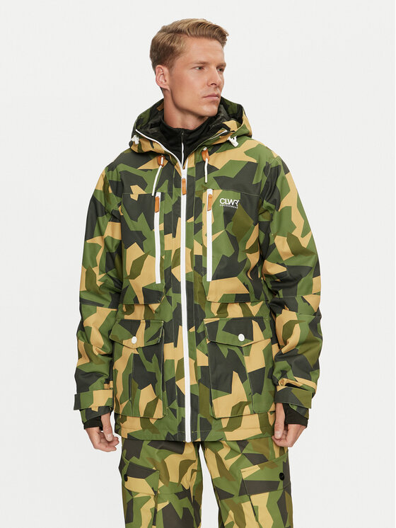 Colourwear Скиорско яке Falk Jacket M 7010290 Зелен Regular Fit за Мъже цена