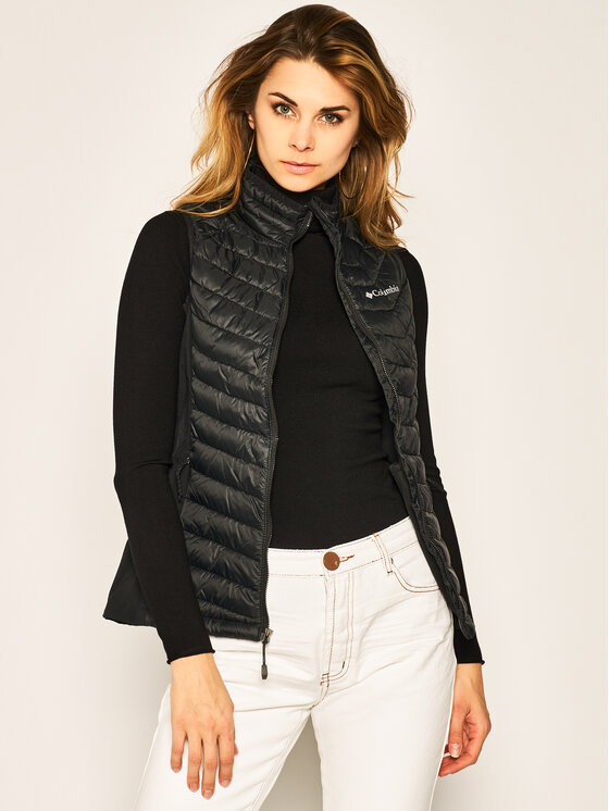 Columbia Жилетка за костюм Powder Pass Vest EK0192 Черен Regular Fit за Жени цена