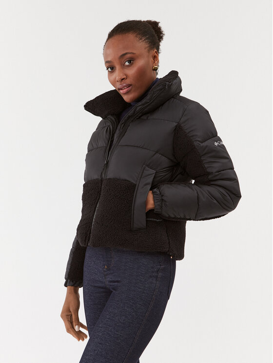 Columbia Зимно яке Leadbetter Point™ Sherpa Hybrid Черен Regular Fit за Жени цена