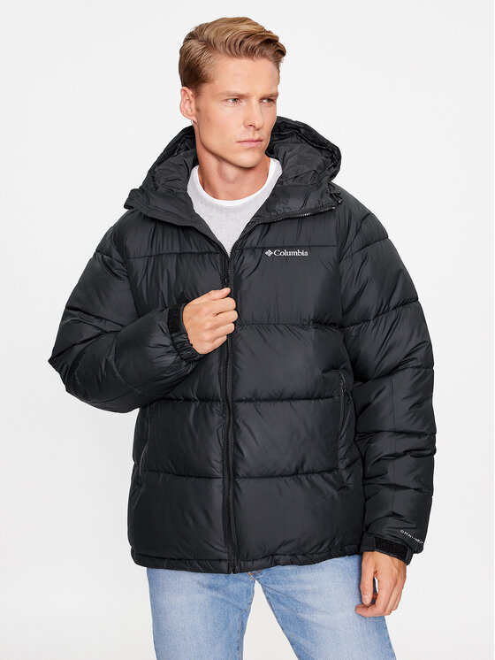 Columbia Зимно яке Pike Lake™ II Hooded Jacket Черен Regular Fit за Мъже цена