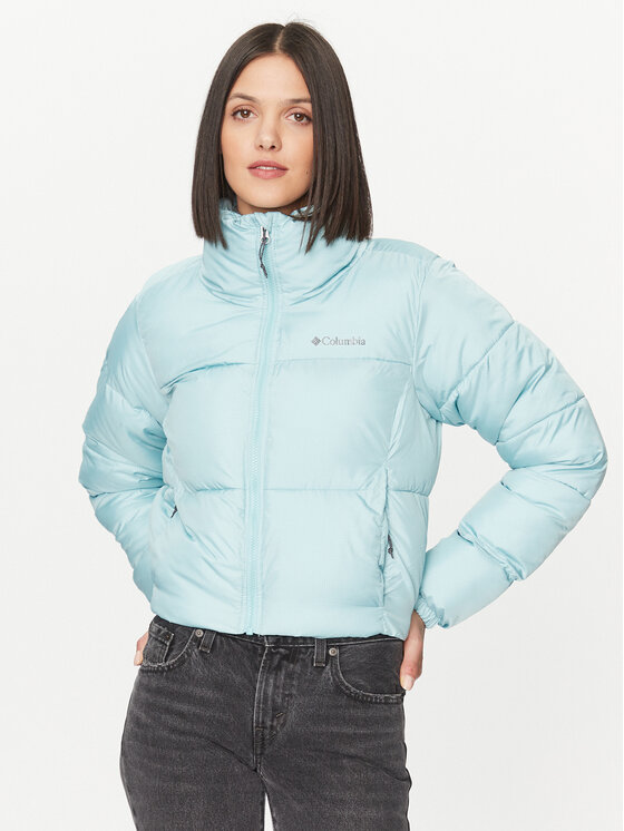 Columbia Зимно яке Puffect™ Cropped Jacket Зелен Regular Fit за Жени цена