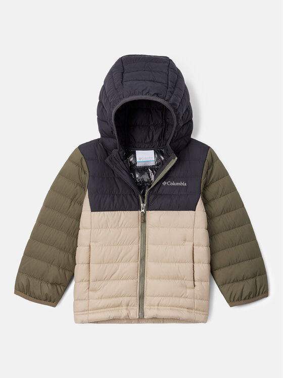 Columbia Преходно яке Powder Lite™ Boys Hooded Jacket Кафяв Regular Fit за Момчета цена