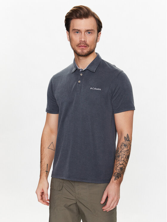 Columbia Тениска с яка и копчета Nelson Point 1772721 Сив Regular Fit за Мъже цена