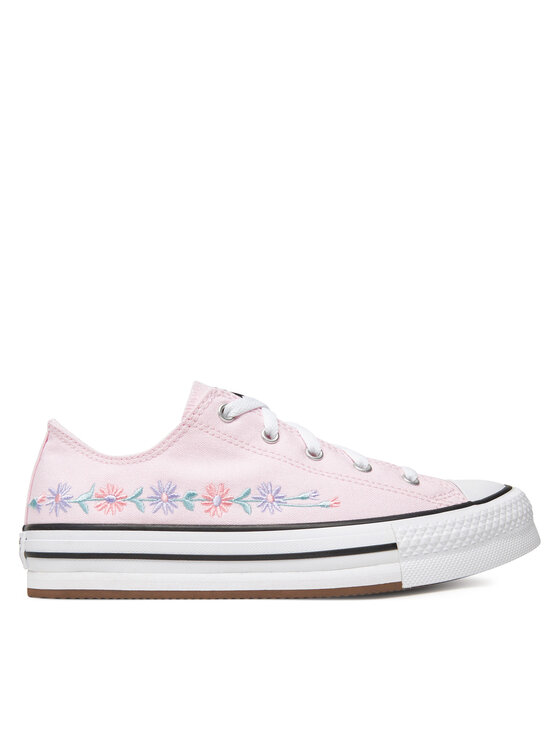 Converse Кецове All Star EVA Lift Platform Florals A14995C Розов за Момичета цена