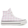 Converse Кецове Chuck Taylor All Star Lift Platform Gingham A13663C Розов за Жени цена