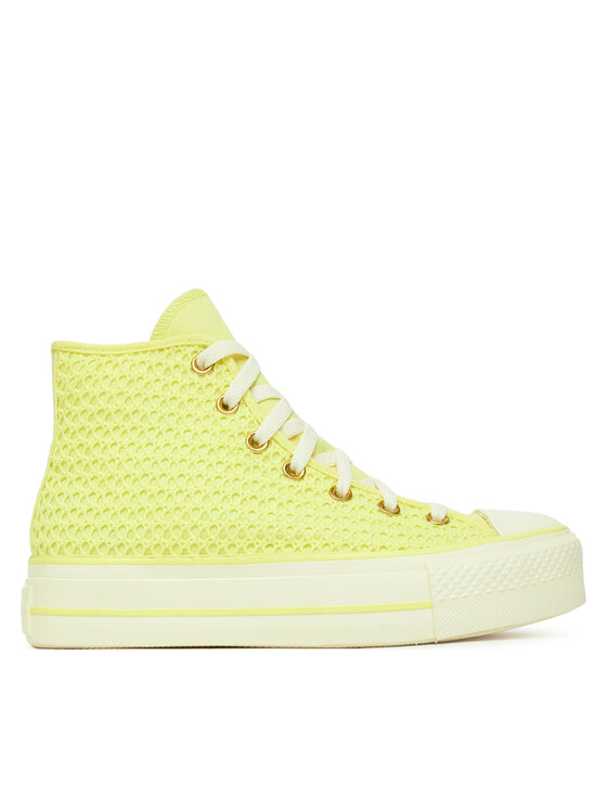 Converse Кецове Chuck Taylor All Star Lift Platform Knit A14967C Жълт за Жени цена