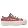 Converse Кецове Chuck Taylor All Star Lift Platform Suede Shimmer A11634C Розов за Жени цена
