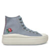 Converse Кецове Chuck Taylor All Star Move Platform Rose A12571C Сив за Жени цена