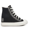 Converse Кецове Chuck Taylor All Star Wedge A13546C Черен за Жени цена