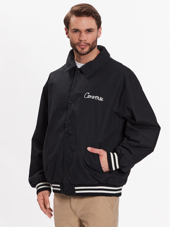 Converse Преходно яке 10024619-A01 Черен Regular Fit за Мъже цена
