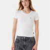 Converse Тишърт 10027252-A01 Бял Slim Fit за Жени цена