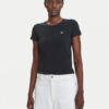 Converse Тишърт 10027252-A02 Черен Slim Fit за Жени цена