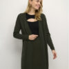 Cream Кардиган Crdela Long Knit 10611901 Зелен Straight Fit за Жени цена