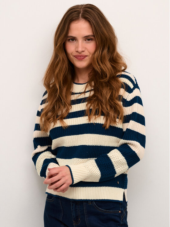 Cream Пуловер Crmuka Knitted 10611880 Син Straight Fit за Жени цена
