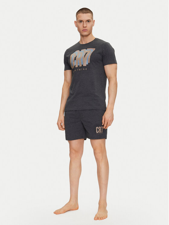 Cristiano Ronaldo CR7 Пижама 8730-41 Тъмносин Regular Fit за Мъже цена