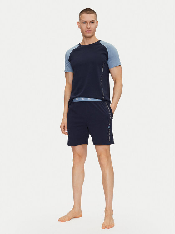 Cristiano Ronaldo CR7 Пижама 8730-41 Цветен Regular Fit за Мъже цена