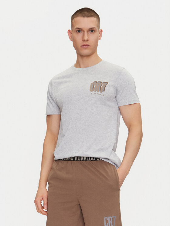 Cristiano Ronaldo CR7 Пижама 8730-41 Цветен Regular Fit за Мъже цена