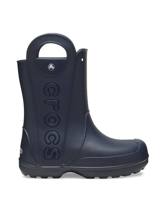 Crocs Гумени ботуши Handle It Rain Boot 210956 Тъмносин за Жени цена