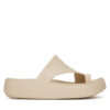 Crocs Джапанки Getaway Platform Toe Loop 210834 Бежов за Жени цена