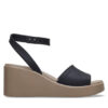 Crocs Сандали Brooklyn Ankle Strap Wedge 209406 Черен за Жени цена