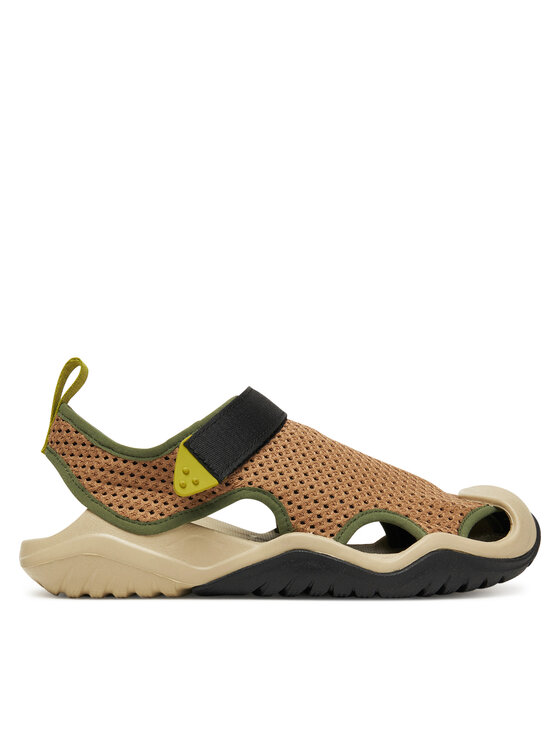 Crocs Сандали Swiftwater™ Mesh Deck 211095 Кафяв за Унисекс цена