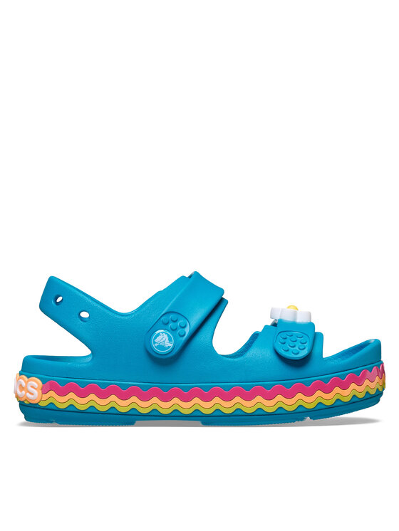 Crocs Сандали Toddler Crocband Cruiser Ricrac Sandal 211032 Син за Момичета цена